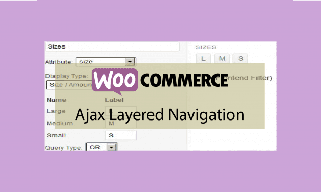 Plugin woocommerce Ajax Layered Navigation – Filtre de recherche