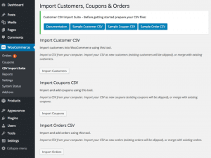 Customer Order Coupon CSV Import Suite
