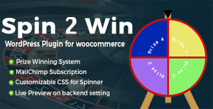 Plugin WooCommerce : Spin2Win – La roue de la fortune sur votre boutique