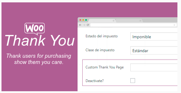 Plugin – Thank You Page for WooCommerce – Page de remerciement