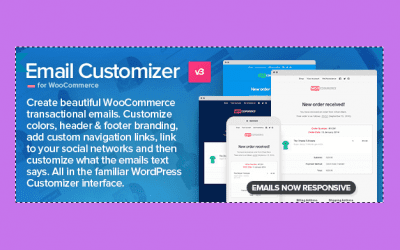 Email Customizer for WooCommerce  – Personnalisez vos Email