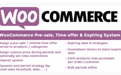 Plugin WooCommerce Pre-sale – Faites des préventes avec WooCommerce
