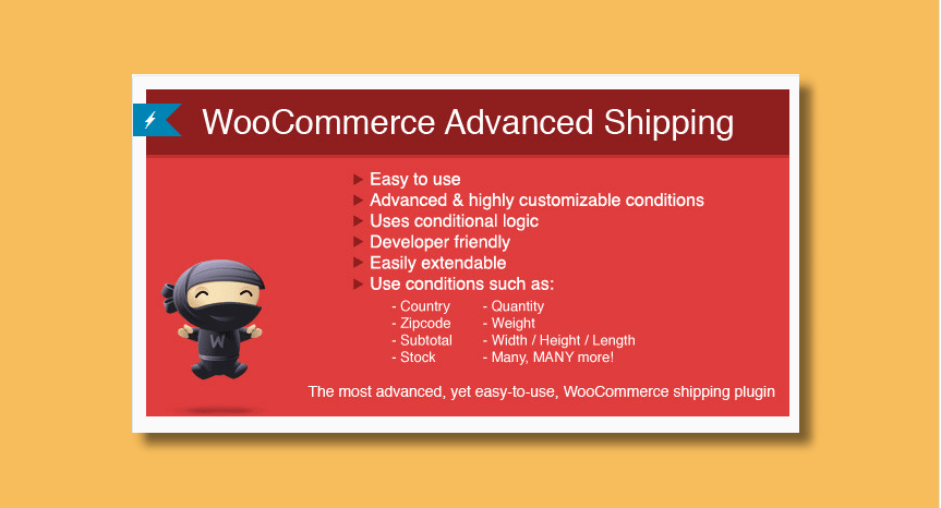 WooCommerce Advanced Shipping -Plugin de gestion des frais de livraison