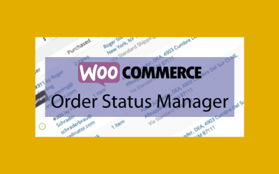 WOOCOMMERCE Order Status Manager – Gestionnaire d’état des commandes