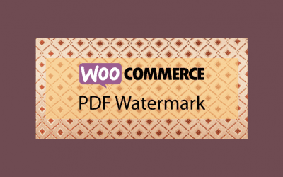WOOCOMMERCE PDF Watermark – Protection fichiers PDF