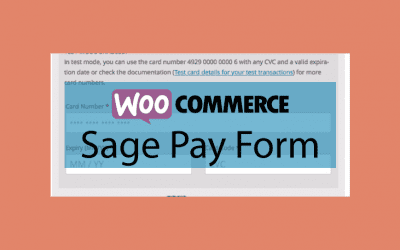 WOOCOMMERCE Sage Pay Form – Formulaire de paiement SagePay
