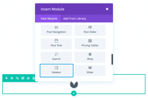 Le module de barre latérale Divi