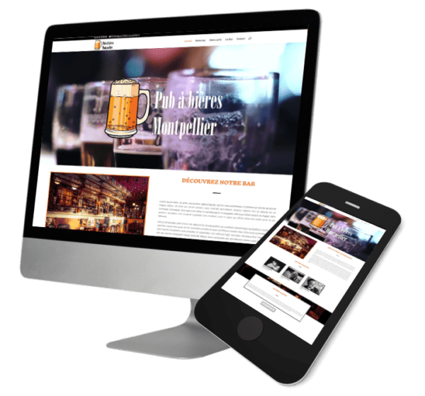 Theme WordPress-Woocommerce – Free Divi Layout -Gratuit – Template Pub à bières