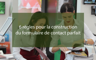 6 règles pour la construction du formulaire de contact parfait
