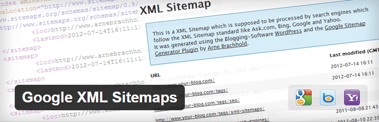 Google XML Sitemaps WordPress plugin - Les 17 meilleurs Plugins WordPress 2019