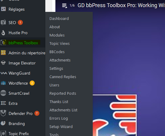 Plugin pour forum WordPress – BBpress – Nous avons testé GD bbPress Toolbox pro