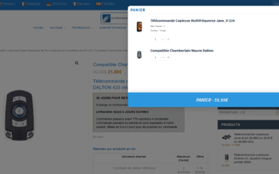On a testé – Woo floating cart – plugin pour woocommerce