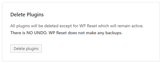 On a testé : WP Reset Best WordPress Reset Plugin
