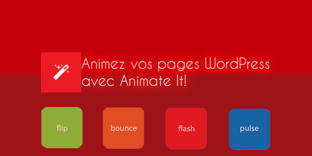Animez vos pages WordPress avec Animate It!