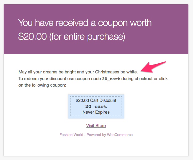 Coupons intelligents: Coupon Email-1