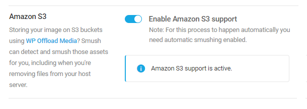 intégration Amazon s3