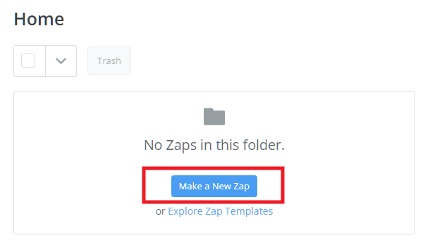 Créez un zap chez Zapier pour l'intégration avec Forminator