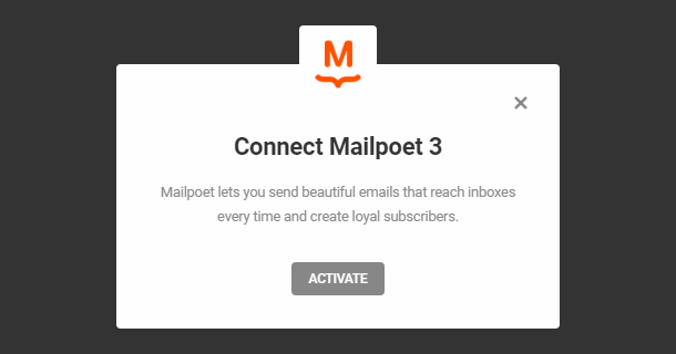 Intégration de Mailpoet avec Hustle