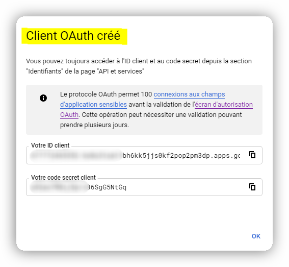 client oauth cree