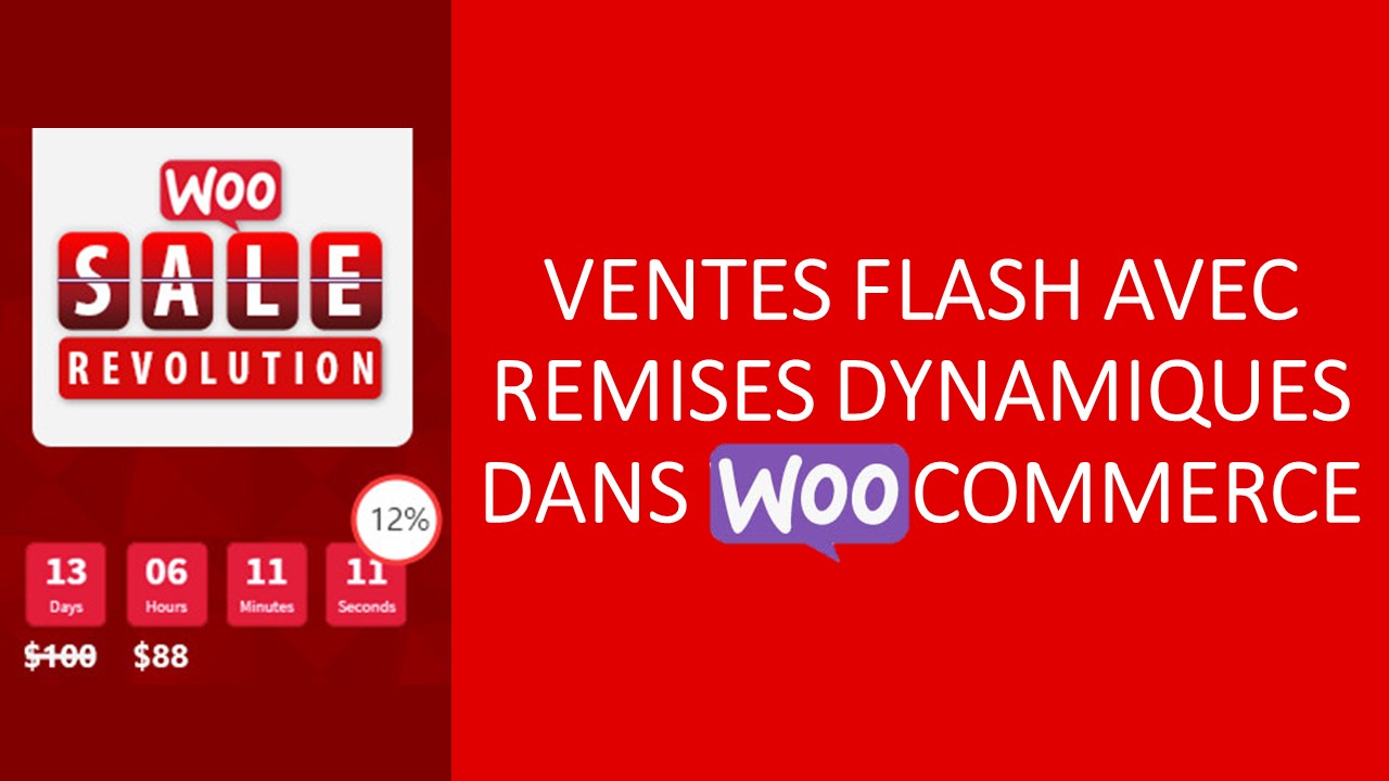 Woo Sale Revolution - Ventes flash avec remises dynamiques dans WooCommerce