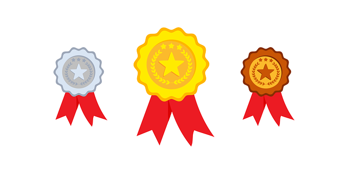 Badge, Médaille, Décerner, Trophée